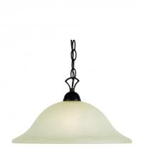  9283 ROB - Aspen Collection 1-Light Single Glass Bowl Pendant